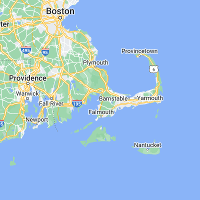 Map showing location of Pocasset (41.686220, -70.616140)