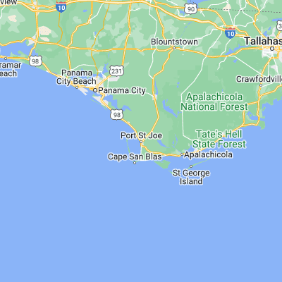 Map showing location of Port Saint Joe (29.811880, -85.302970)