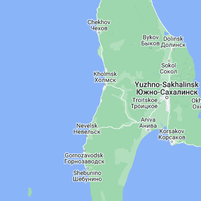 Map showing location of Pravda (46.939720, 142.004260)