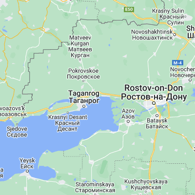 Map showing location of Primorka (47.283950, 39.064080)