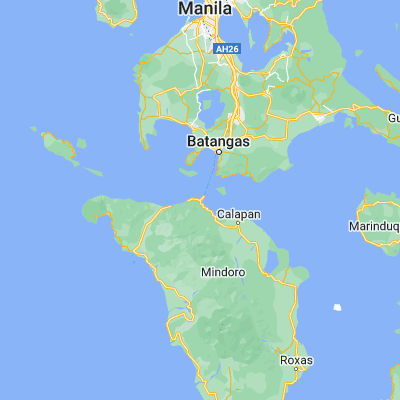 Map showing location of Puerto Galera (13.500600, 120.954800)