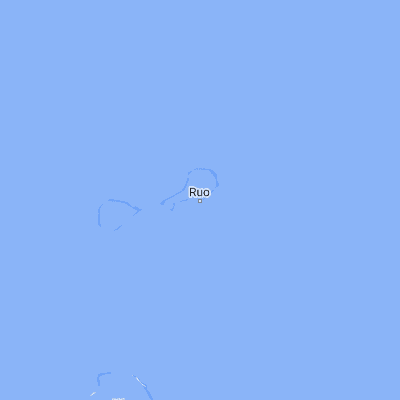 Map showing location of Ruo (8.609000, 152.245500)
