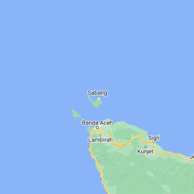 Map showing location of Sabang (5.889690, 95.316440)