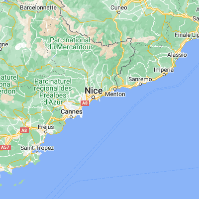 Map showing location of Saint-Jean-Cap-Ferrat (43.689220, 7.332380)