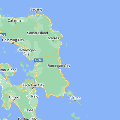 Map showing location of San Julian (11.753610, 125.455830)