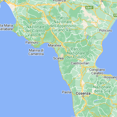 Map showing location of San Nicola Arcella (39.845900, 15.793380)