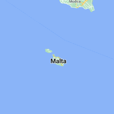 Map showing location of Saint Paul's Bay (35.950640, 14.415610)