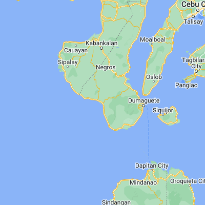 Map showing location of Santa Catalina (9.333700, 122.863700)