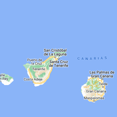 Map showing location of Santa Cruz de Tenerife (28.468240, -16.254620)