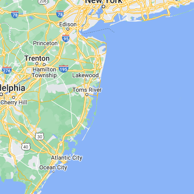 Map showing location of Seaside Park (39.926790, -74.077080)