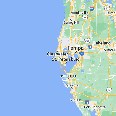 Map showing location of Seminole (27.839750, -82.791210)