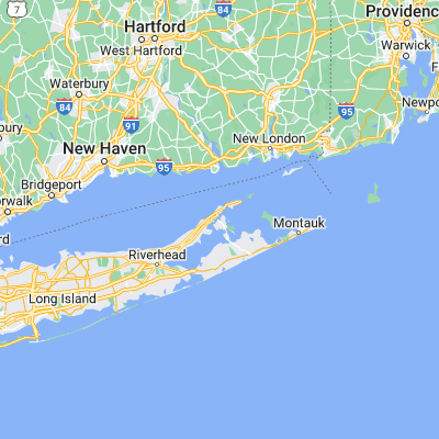 Map showing location of Shelter Island Heights (41.083990, -72.355920)