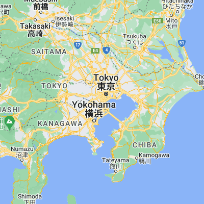 Map showing location of Shinagawa-ku (35.609020, 139.730170)