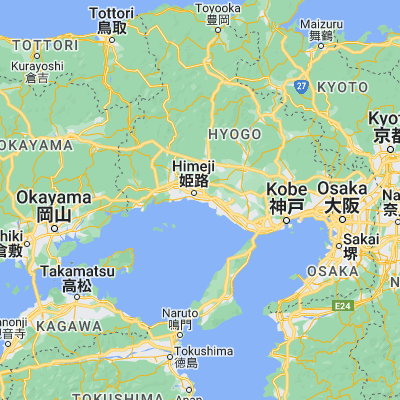 Map showing location of Shirahama (34.783330, 134.716670)