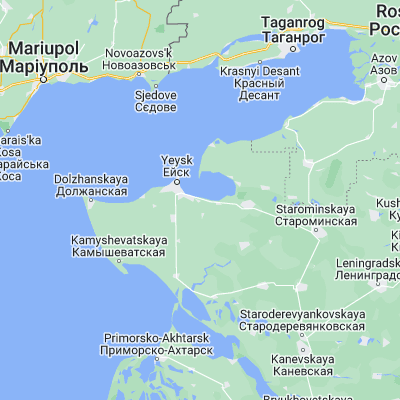 Map showing location of Shirochanka (46.649680, 38.397820)