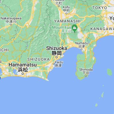 Map showing location of Shizuoka (34.976940, 138.383060)