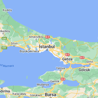 Map showing location of Üsküdar (41.022520, 29.023690)