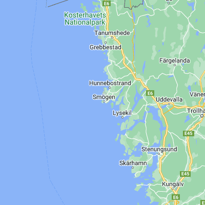Map showing location of Smögen (58.355930, 11.224110)