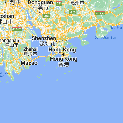 Map showing location of Sok Kwu Wan (22.200000, 114.133330)