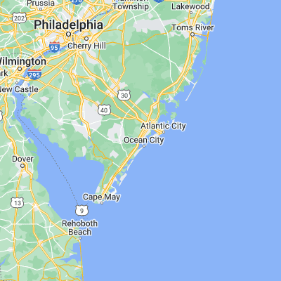 Map showing location of Somers Point (39.317620, -74.594600)