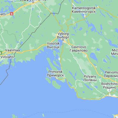 Map showing location of Sovetskiy (60.539450, 28.677560)