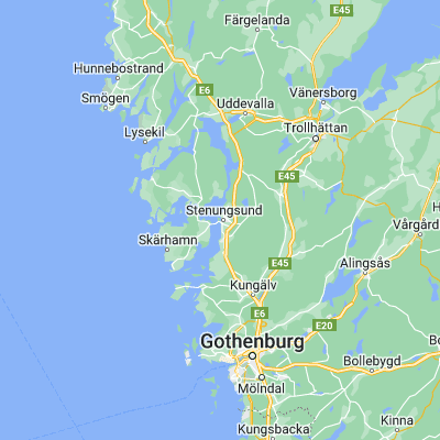 Map showing location of Stenungsund (58.070460, 11.818100)