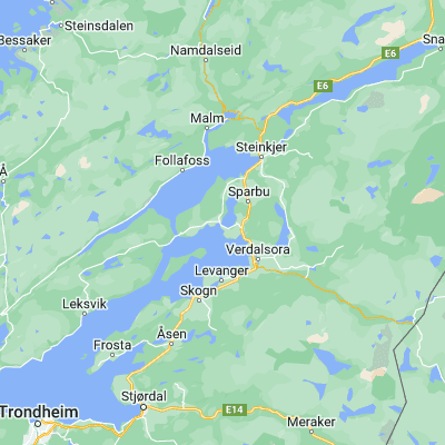 Map showing location of Straumen (63.870860, 11.299890)
