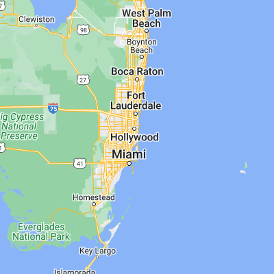 Map showing location of Sunny Isles Beach (25.950650, -80.122820)