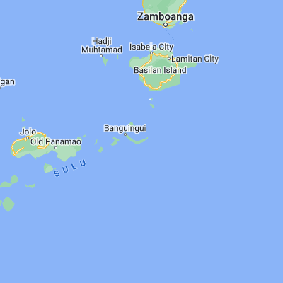 Map showing location of Tabiauan (6.028060, 121.893550)