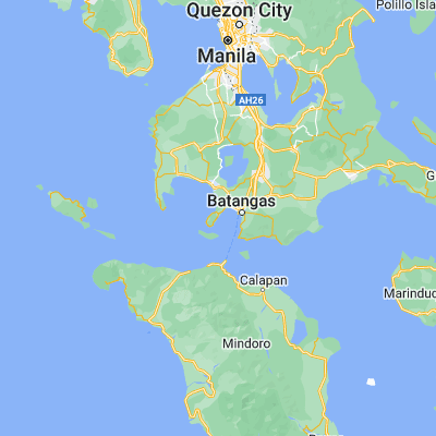 Map showing location of Talaga (13.736460, 120.936180)