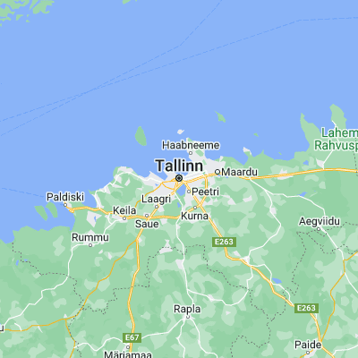 Map showing location of Tallinn (59.436960, 24.753530)