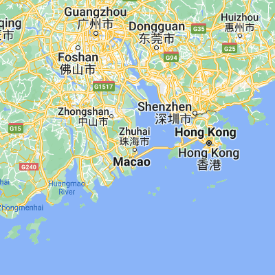 Map showing location of Tangjiawan (22.360620, 113.596240)
