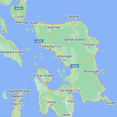 Map showing location of Tarangnan (11.900900, 124.745900)