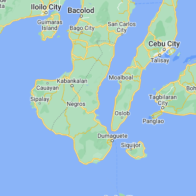 Map showing location of Tinaogan (9.779100, 123.150300)