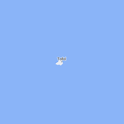 Map showing location of Tofol (5.324790, 163.007810)