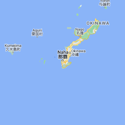 Map showing location of Tomigusuku (26.185000, 127.675000)