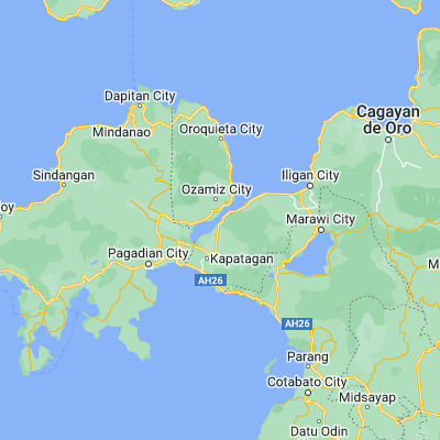 Map showing location of Tubod (8.055500, 123.790400)