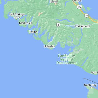 Map showing location of Ucluelet (48.932910, -125.552830)