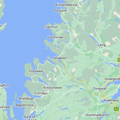 Map showing location of Ullapool (57.898720, -5.160390)
