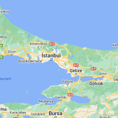 Map showing location of Umraniye (41.016430, 29.124760)