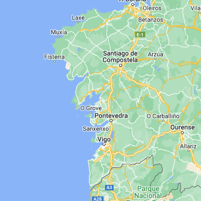 Map showing location of Vilagarcía de Arousa (42.596310, -8.764260)