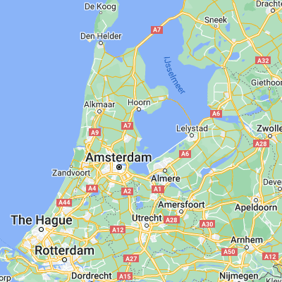 Map showing location of Volendam (52.495000, 5.070830)