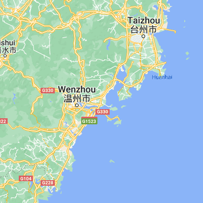 Map showing location of Wengyang (28.028710, 120.966130)