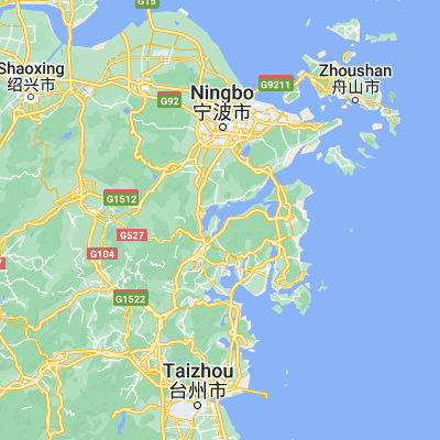 Map showing location of Xiashan (29.464770, 121.530500)