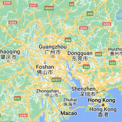 Map showing location of Xinzao (23.043160, 113.415880)